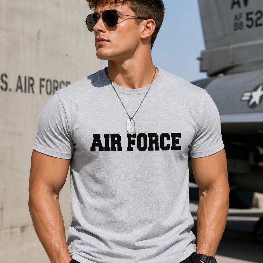 シンプル ミニマル 空軍 Tシャツ