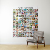 シンプル ミニマル 90枚 フォトコラージュ オーダーメイド タペストリー (インサイチュ)