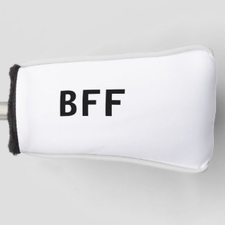 シンプル ミニマル BFF ベストフレンド 家族 名前入り ゴルフヘッドカバー