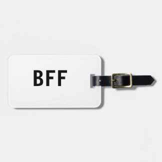 シンプル ミニマル BFF ベストフレンド 家族 名前入り ラゲッジタグ