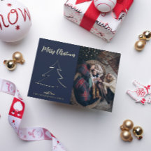 シンプル&メエレガントリークリスマス |家族の写真