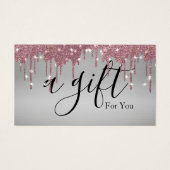 シンプル＆モダンなビジネスギフト券 (正面)