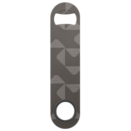 シンプル、モダントレンディー図形パターン スピード栓抜き (正面)