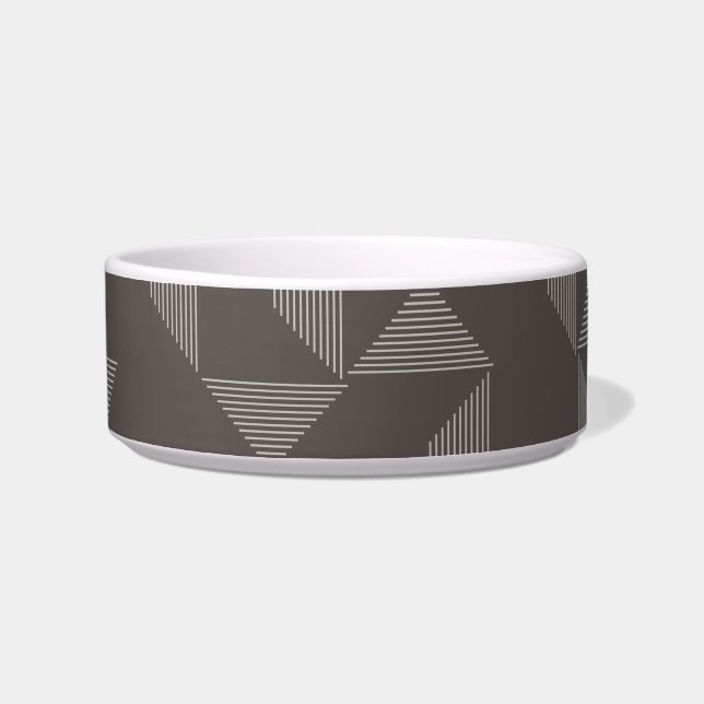 シンプル、モダントレンディー図形パターン ボウル (右)