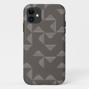 シンプル、モダントレンディー図形パターン iPhone 11 ケース