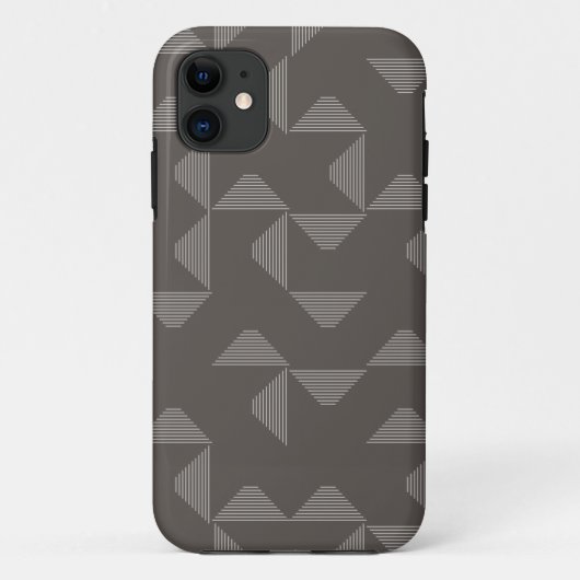 シンプル、モダントレンディー図形パターン Case-Mate iPhoneケース (裏面)