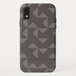 シンプル、モダントレンディー図形パターン iPhone XRケース