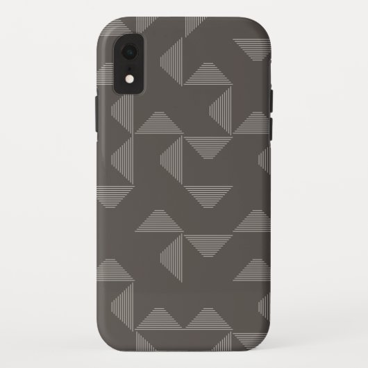 シンプル、モダントレンディー図形パターン Case-Mate iPhoneケース (裏面)