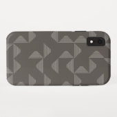 シンプル、モダントレンディー図形パターン Case-Mate iPhoneケース (裏面(横))