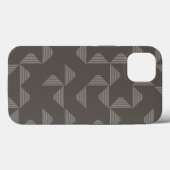 シンプル、モダントレンディー図形パターン Case-Mate iPhoneケース (裏面 (横))