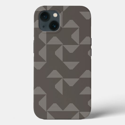 シンプル、モダントレンディー図形パターン Case-Mate iPhoneケース (裏面)