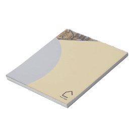 シンプル モダン アブストラクト アクセント ロゴまたはQRコード2 ノートパッド