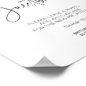 シンプル モダン ウェディング フォト ゲストブック サイン (角)