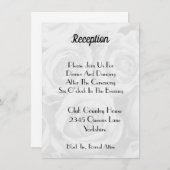 シンプル モダン ウェディング レセプション 招待状カード 招待状 (正面/裏面)