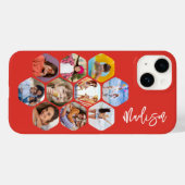 シンプル モダン オリジナル マルチフォトコラージュ Case-Mate iPhoneケース (裏面 (横))