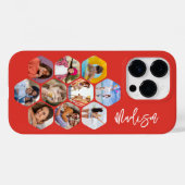 シンプル モダン オリジナル マルチフォトコラージュ Case-Mate iPhoneケース (裏面 (横))