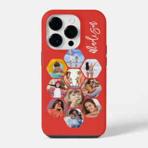 シンプル モダン オリジナル マルチフォトコラージュ iPhone 14 PROケース