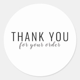 シンプル モダン カスタマー サンクス ラウンドシール