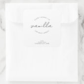 シンプル モダン キャンドル ラベル (バッグ)