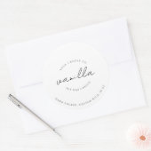 シンプル モダン キャンドル ラベル (封筒)