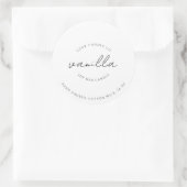 シンプル モダン キャンドル ラベル (バッグ)