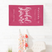 シンプル モダン スクリプト | 最新の結婚前お祝いパーティー 横断幕 (インサイチュ)