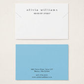 シンプル モダン ネックレス ブレスレット ディスプレイ カード (正面&裏面)