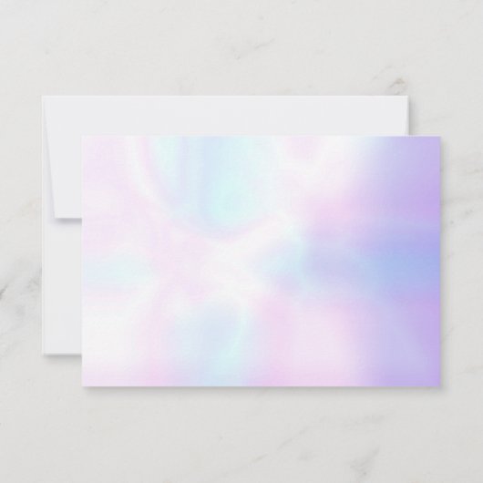 シンプル モダン パール RSVP (裏面)