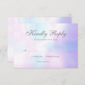 シンプル モダン パール RSVP (正面/裏面)