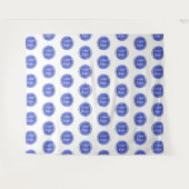 シンプル モダン ビジネス プロフェッショナル ロゴ タペストリー (正面(横))