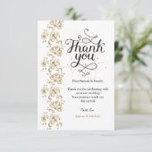 シンプル モダン フォト ウェディング サンクス カード 付 (スタンド正面)