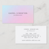 シンプル モダン ホログラフィック ビューティー プロフェッション 名刺 (正面/裏面)