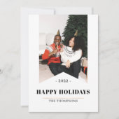 シンプル モダン ミニマル おしゃれな 2022年 クリスマス フォト (正面)