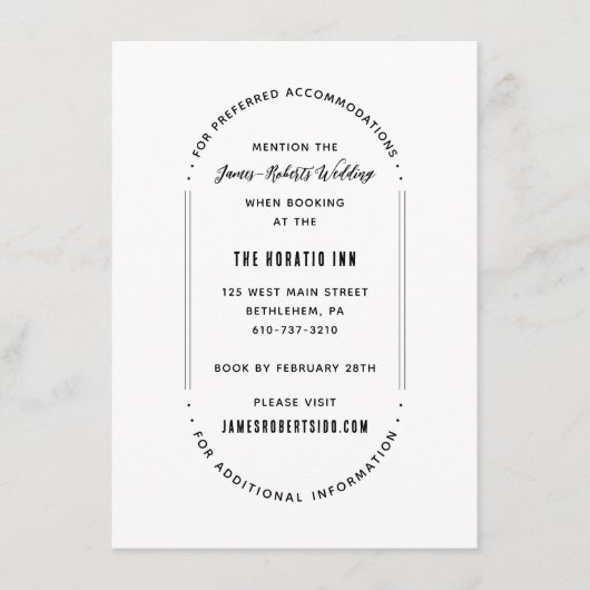 シンプル モダン ミニマル デザインのカード エンクロージャーカード (正面)