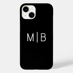 シンプル モダン モノグラムイニシャル 名前入り Case-Mate iPhone 14ケース