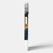 シンプル モダン モノグラム 写真 名前入り Case-Mate iPhoneケース (裏面 / 右)
