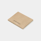 シンプル モダン ラスティック クラフト ボーホ ポストイット (アングル)