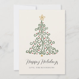 シンプル モダン ラスティック クリスマス ツリー