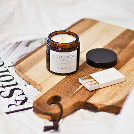 シンプル モダン ラベンダー  ラルビー キャンドル スクエアシール