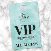シンプル モダン ロゴ VIP イベント バッジ