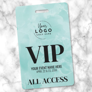 シンプル モダン ロゴ VIP イベント バッジ