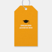 シンプル モダン 卒業おめでとう ギフトタグ (裏面)