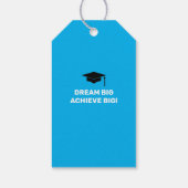 シンプル モダン 卒業おめでとう ギフトタグ (裏面)