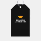 シンプル モダン 卒業おめでとう ギフト タグ (裏面)