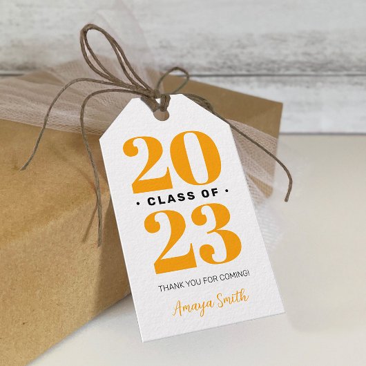 シンプル モダン 卒業おめでとう ギフト タグ