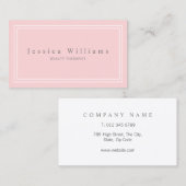 シンプル モダン 名刺 (正面/裏面)