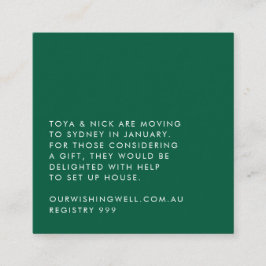 シンプル モダン 封筒カード エンクロージャーカード