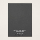 シンプル モダン 白 ネックレス ブレスレット ディスプレイ カード (裏面)