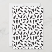 シンプル モダン 10周年 結婚記念日 招待状 (裏面)