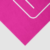 シンプル&モノグモダンラムイニシャル | ピンクと白 薄葉紙 (詳細)